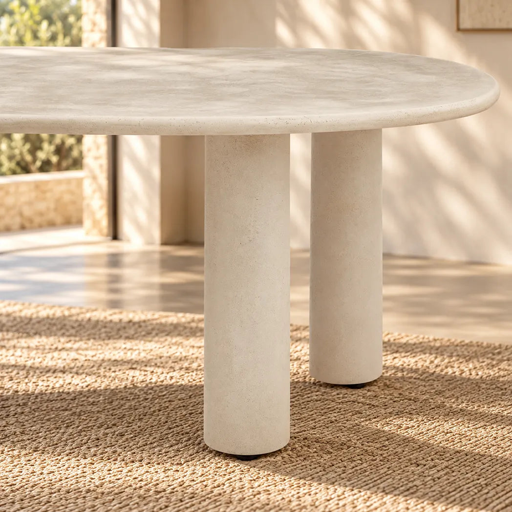 Coastal 2.3m Dining Table - Pebble