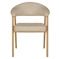 Como Mohair Dining Chair Natural Oak
