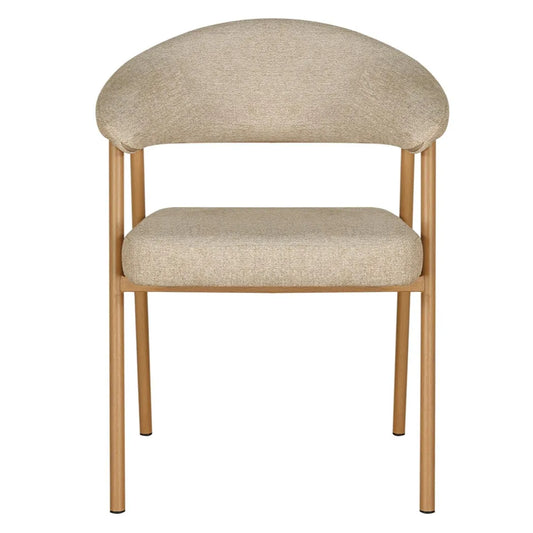 Como Mohair Dining Chair Natural Oak