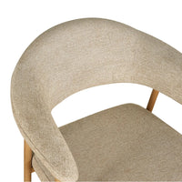 Como Mohair Dining Chair Natural Oak