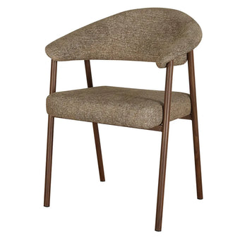 compare product Como Mohair Dining Chair Walnut