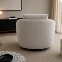 Cosmo Goose Feather Swivel Chair
