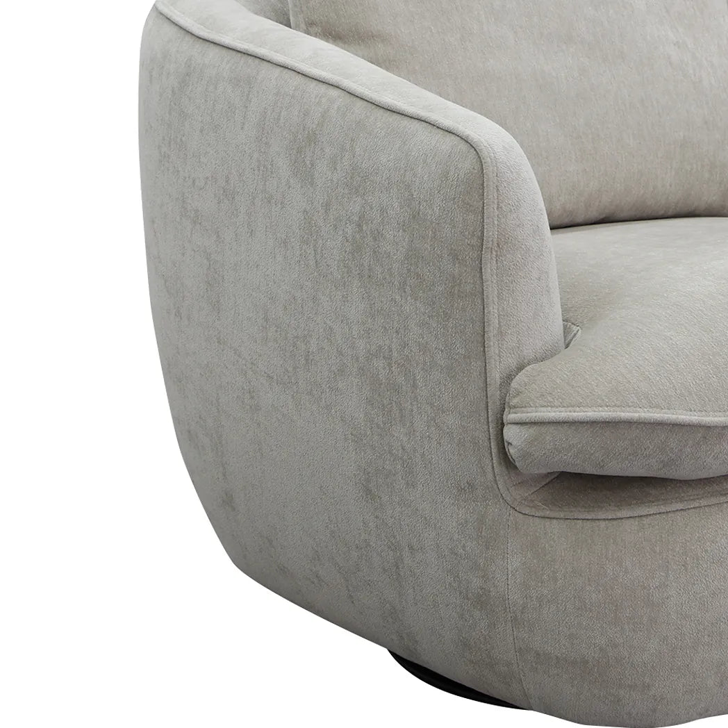 Cosmo Goose Feather Swivel Chair