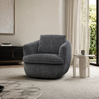 Cosmo Goose Feather Swivel Chair