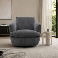 Cosmo Goose Feather Swivel Chair
