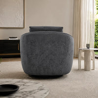 Cosmo Goose Feather Swivel Chair