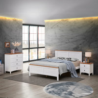 Courtney 2 Drawer Timber Bedside Table