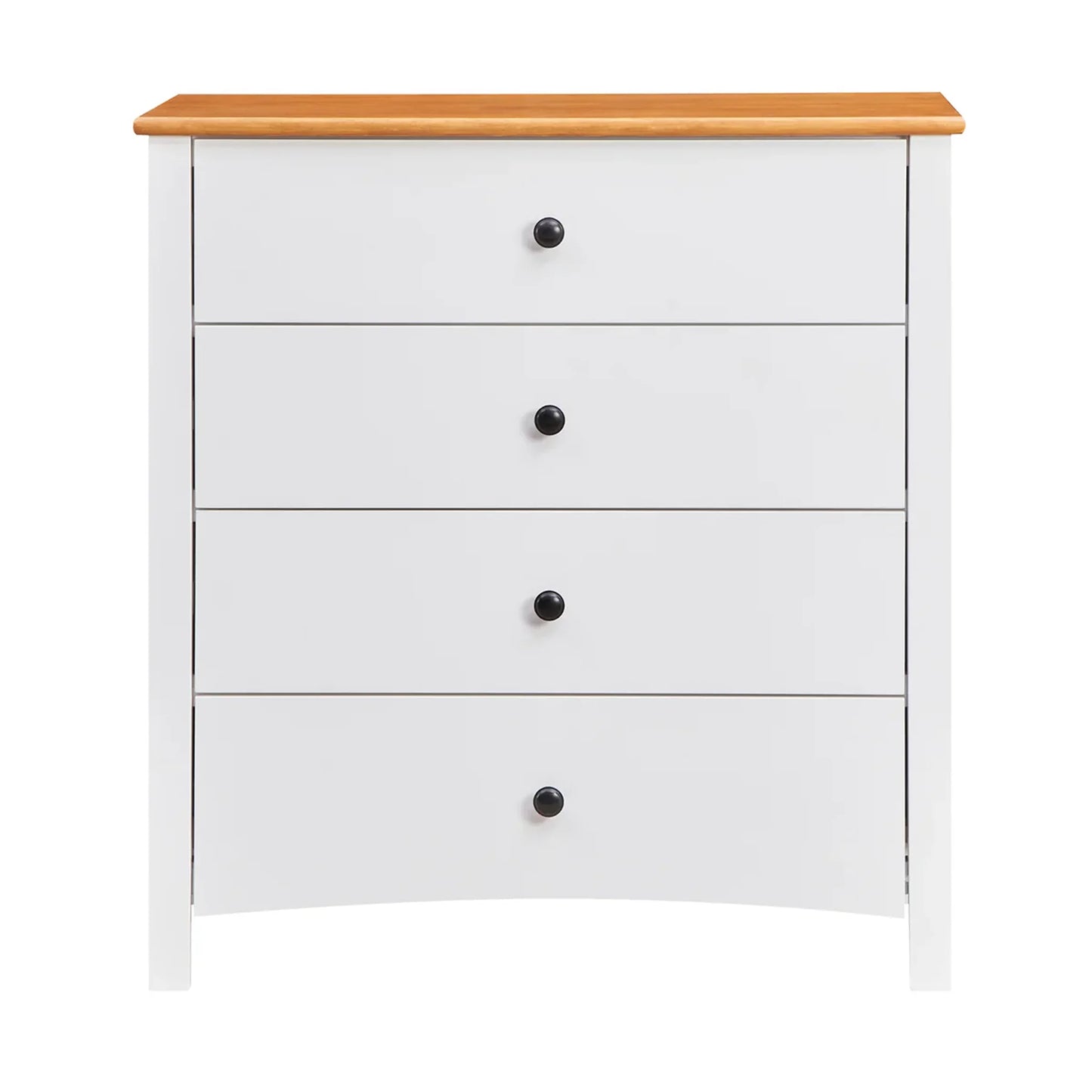 Courtney Timber 4 Drawers Tallboy
