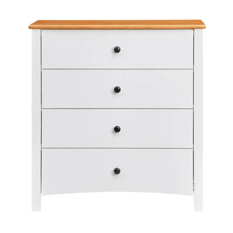 compare product Courtney Timber 4 Drawers Tallboy
