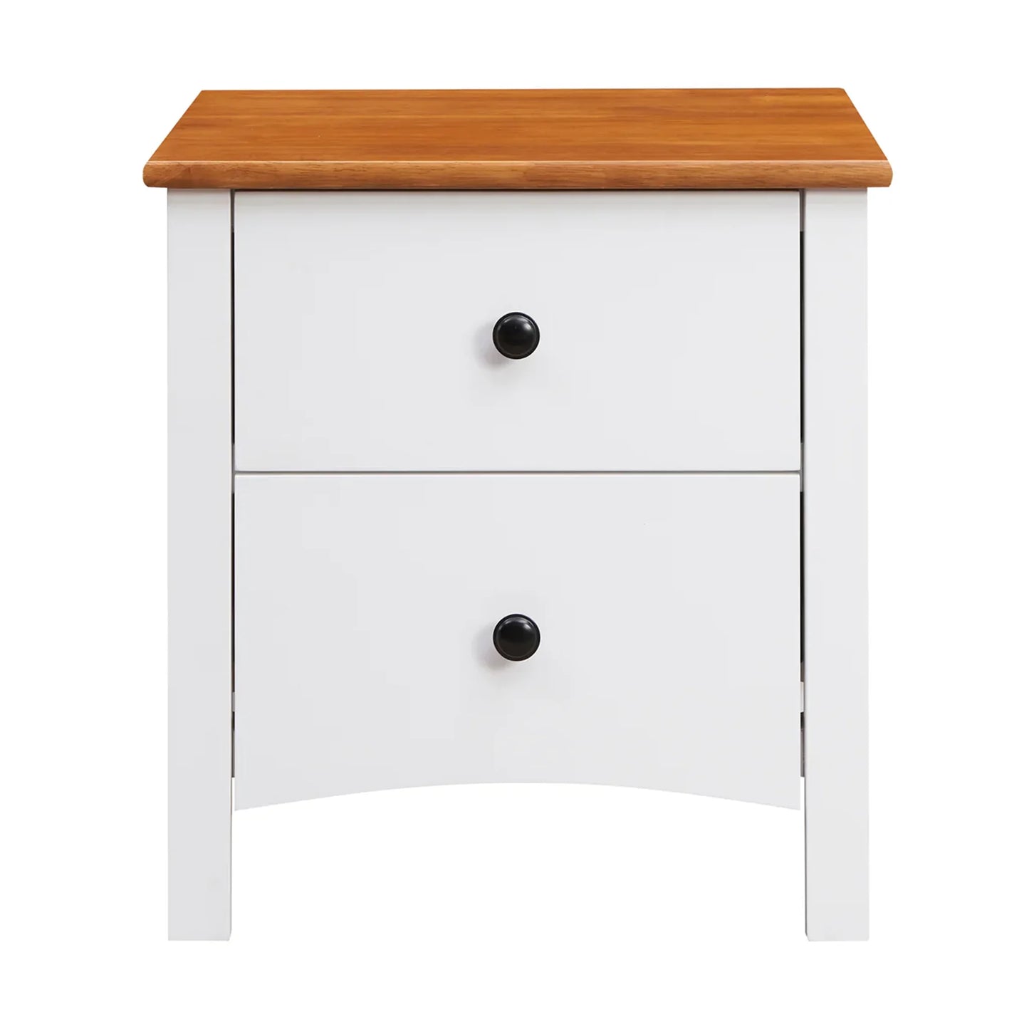 Courtney 2 Drawer Timber Bedside Table
