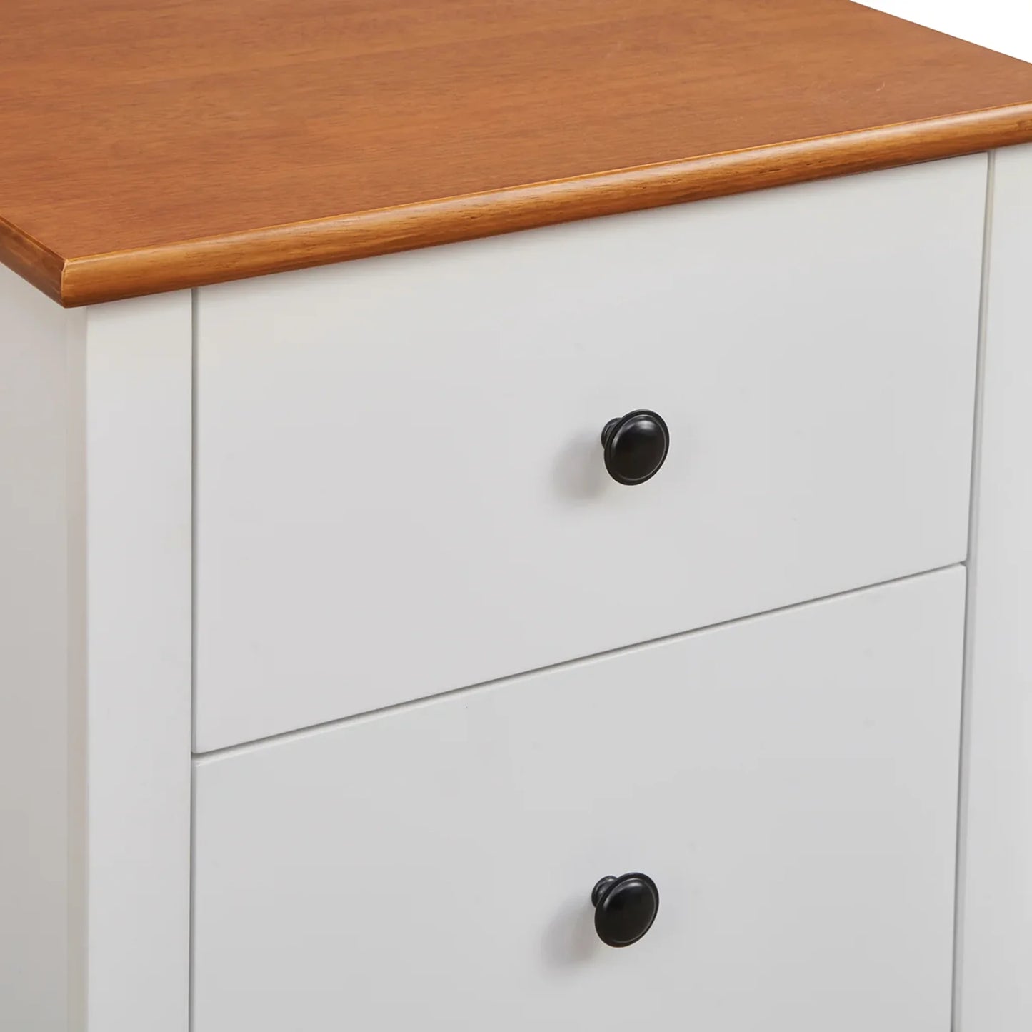 Courtney 2 Drawer Timber Bedside Table