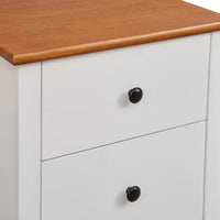 Courtney 2 Drawer Timber Bedside Table