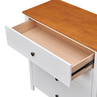 Courtney Timber 4 Drawers Tallboy