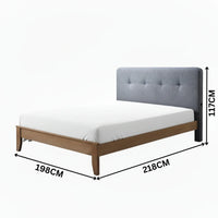 Dallas Modern Bed Frame with USB Charger