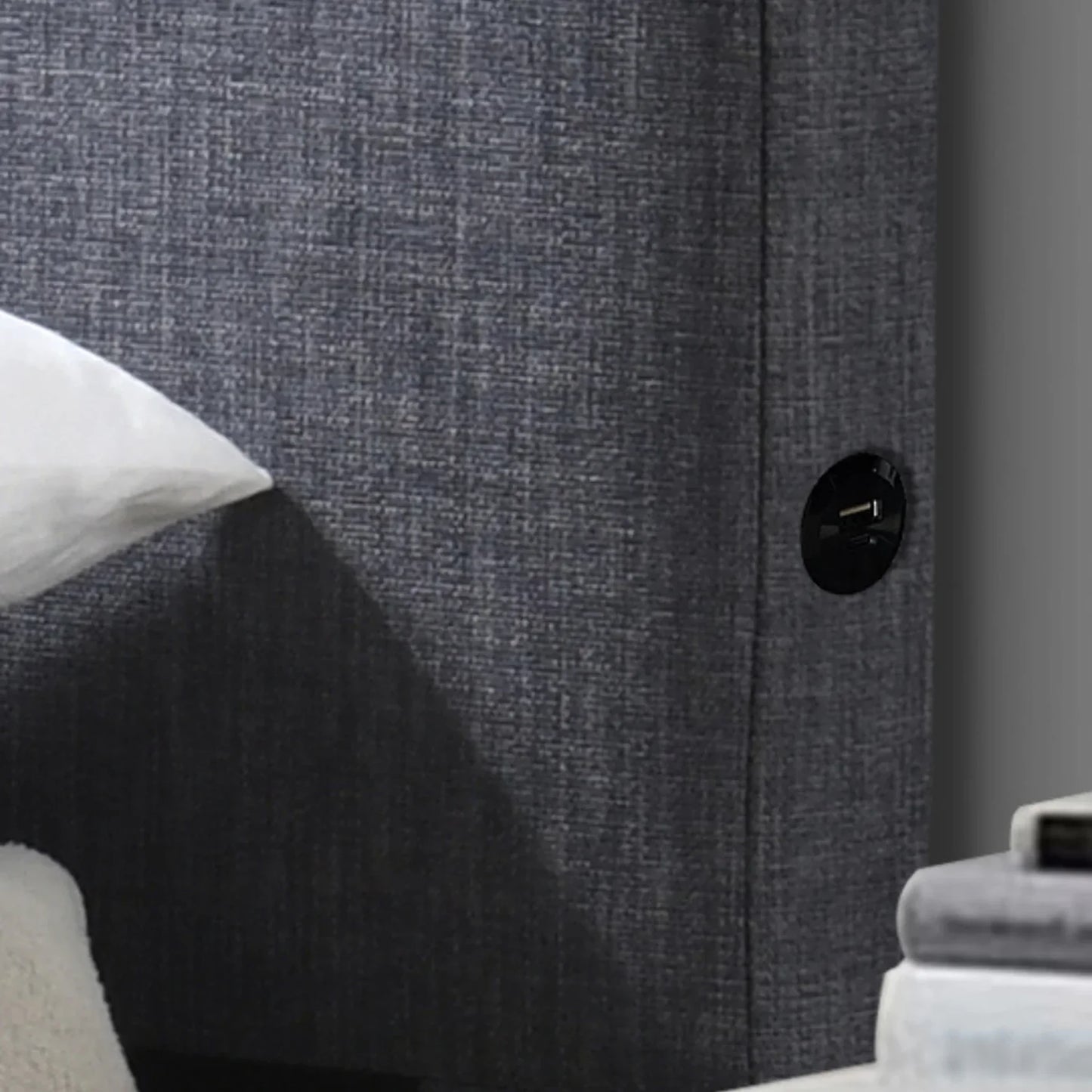 Dallas Modern Bed Frame with USB Charger