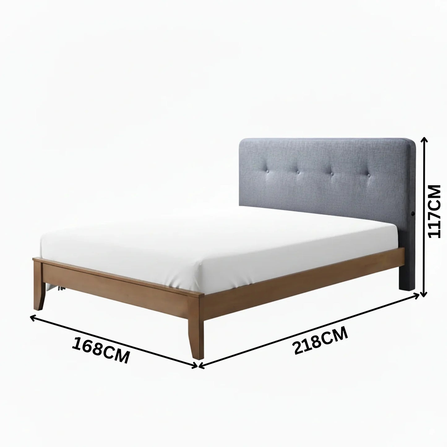 Dallas Modern Bed Frame with USB Charger
