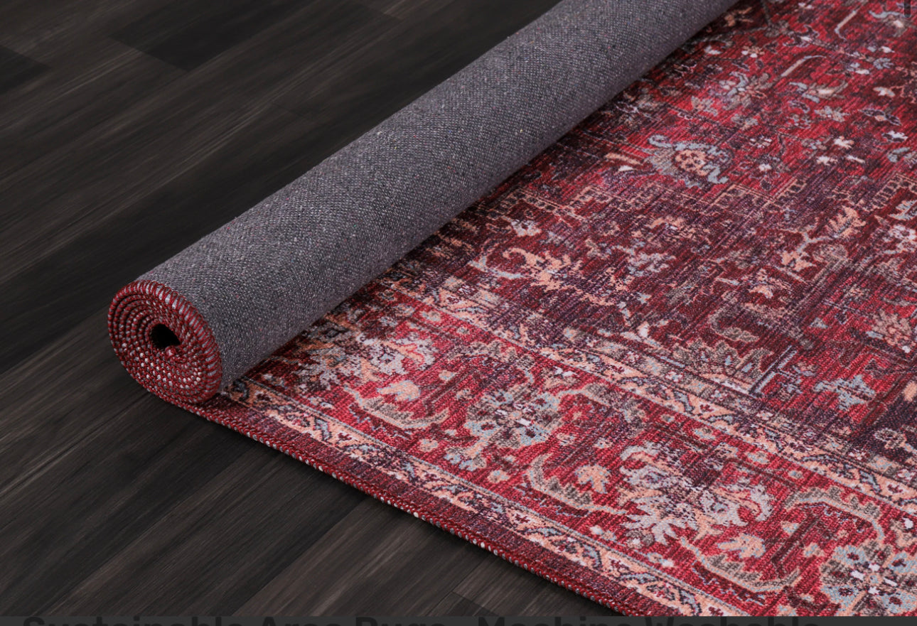 Loomx 1310 Machine Washable Turkish Rug image 2