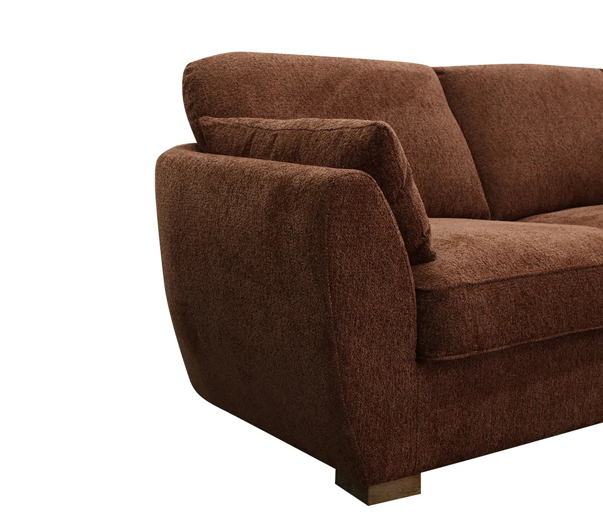 Dream 3 Seater Chaise Goose Feather Sofa with Ottoman