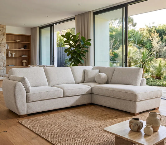 Dream 3 Seater Goose Feather Chaise Sofa
