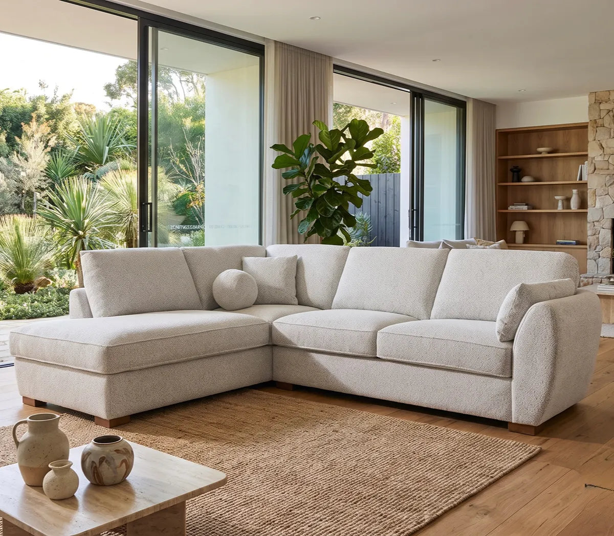 Dream 3 Seater with Chaise Goose Feather Sofa