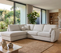 Dream 3 Seater with Chaise Goose Feather Sofa