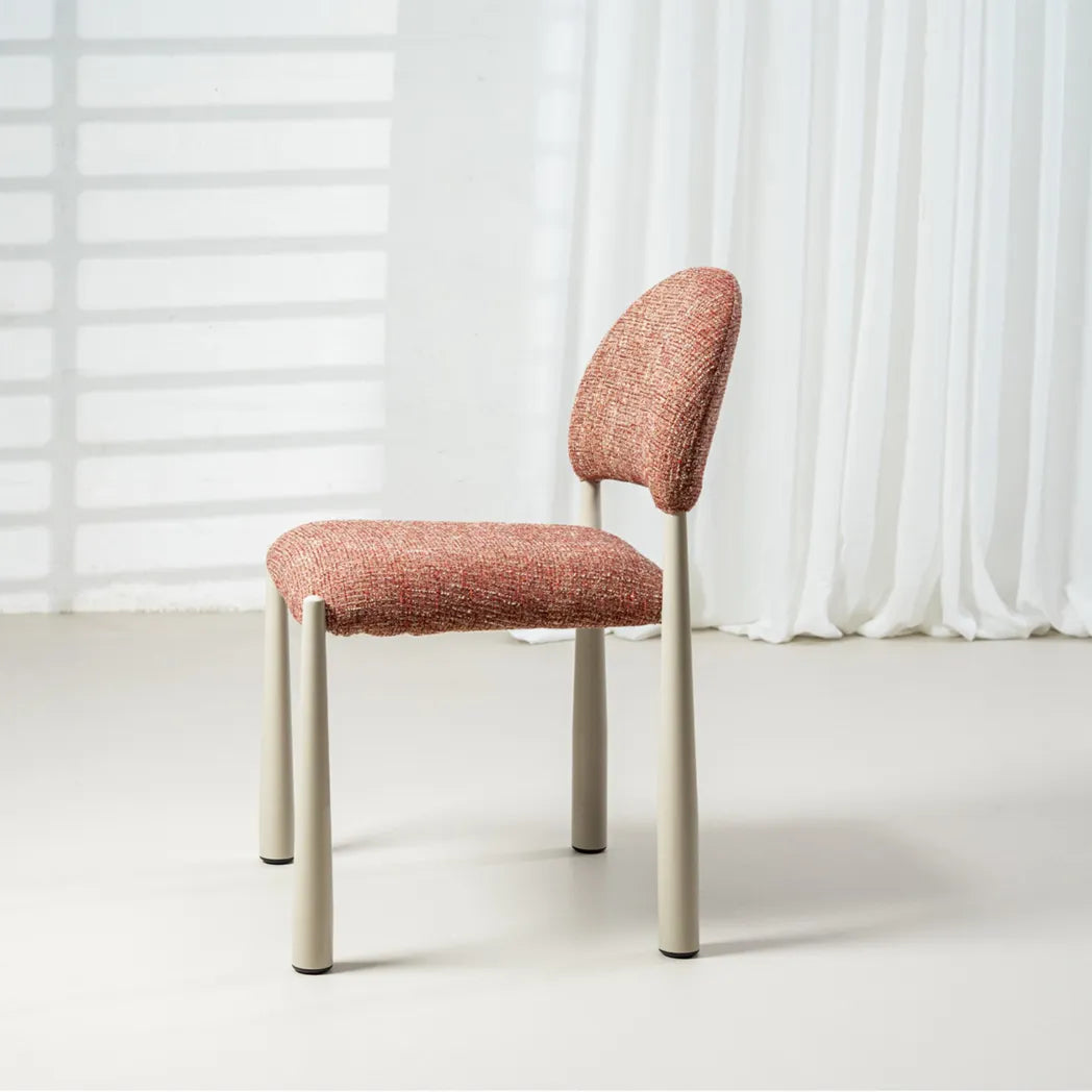 Egypt Textured Fabric Dining Chair