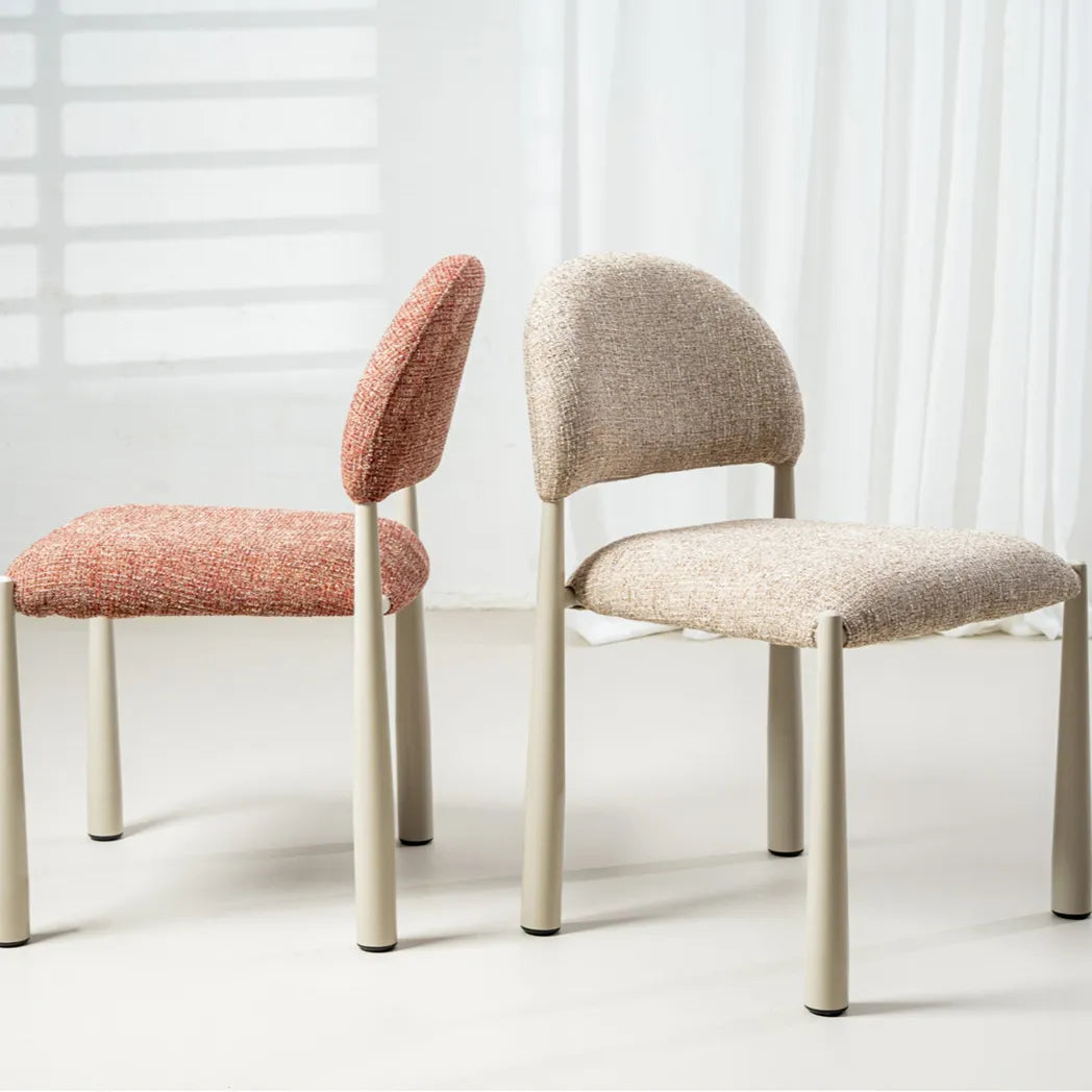Egypt Textured Fabric Dining Chair
