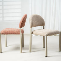 Egypt Textured Fabric Dining Chair
