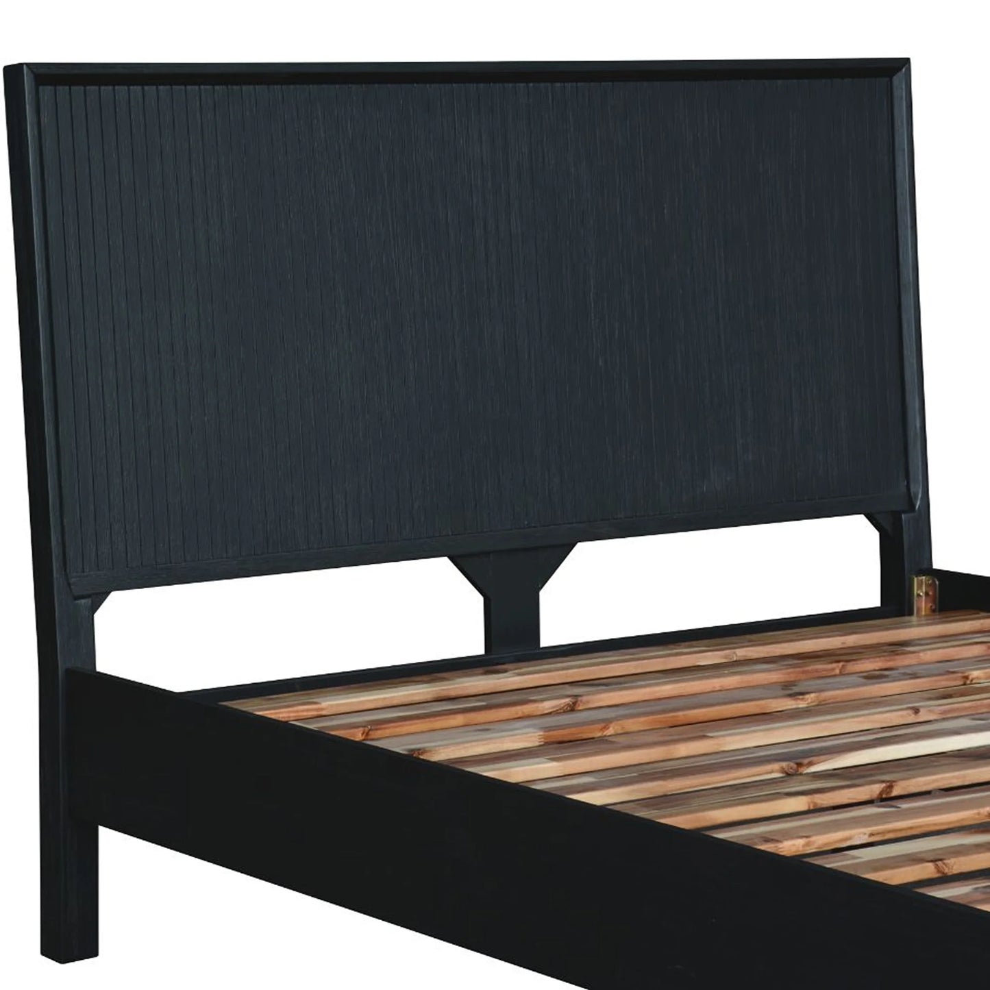 Ella Acacia Timber Bed Frame Black