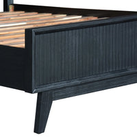 Ella Acacia Timber Bed Frame Black