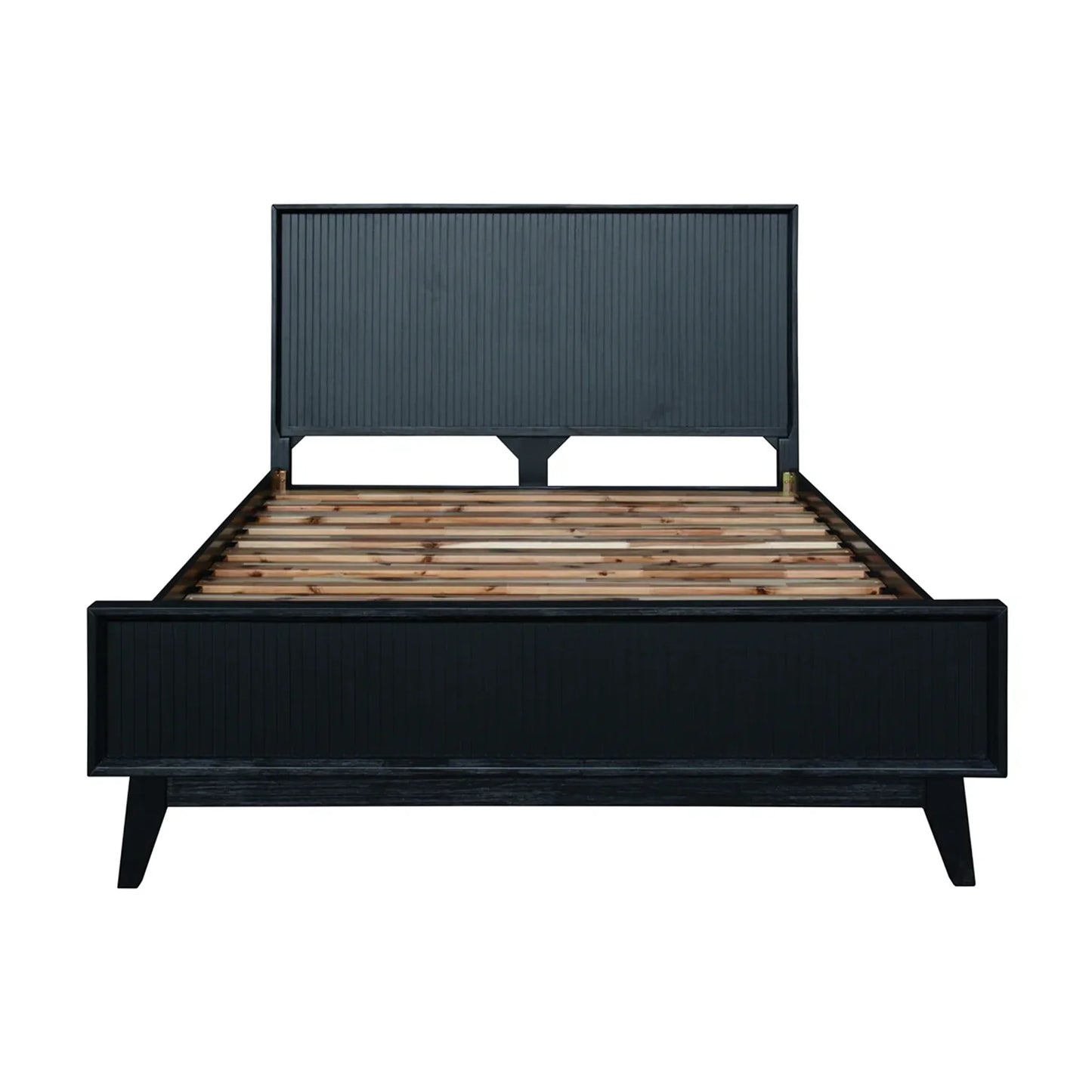 Ella Acacia Timber Bed Frame Black