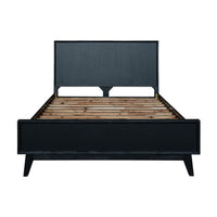 Ella Acacia Timber Bed Frame Black