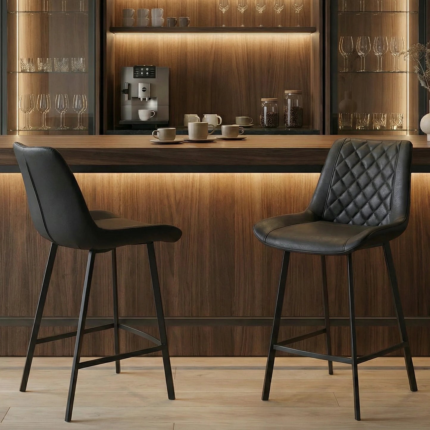 Flynn Eco Leather Bar Stool