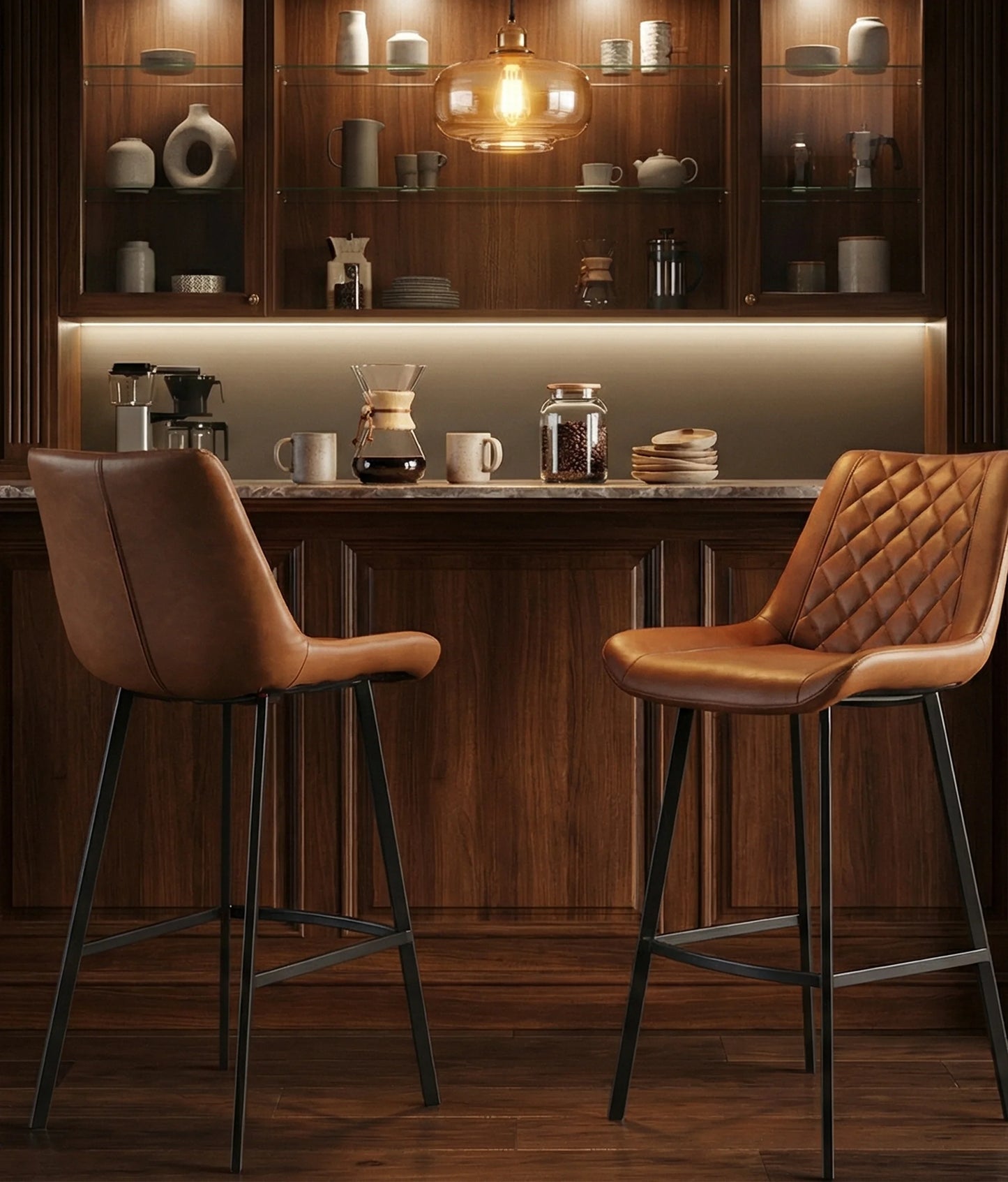Flynn Eco Leather Bar Stool