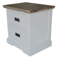 Folkestone 2 Drawer Timber Bedside Table