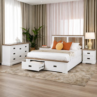 Folkestone 2 Drawer Timber Bedside Table