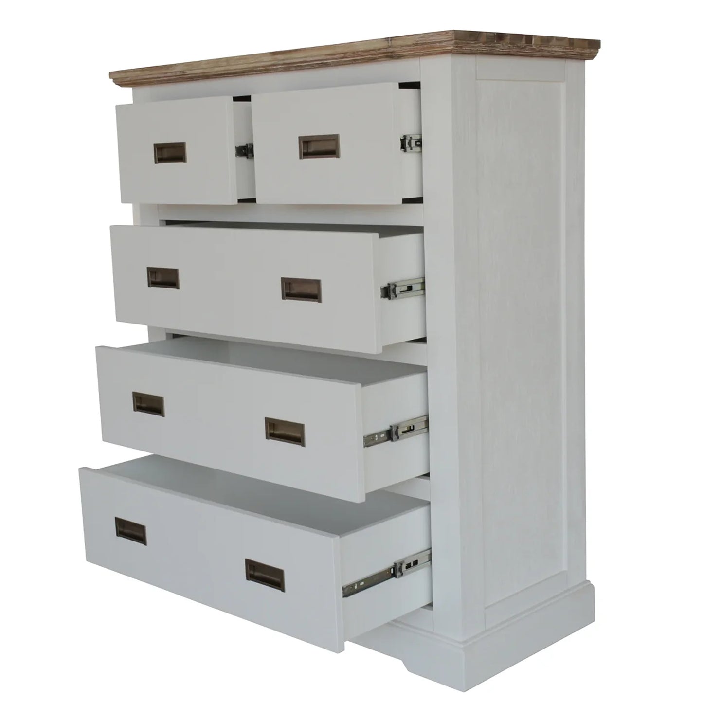 Folkestone 5 Drawers Timber Tallboy
