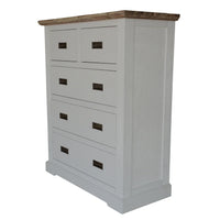 Folkestone 5 Drawers Timber Tallboy