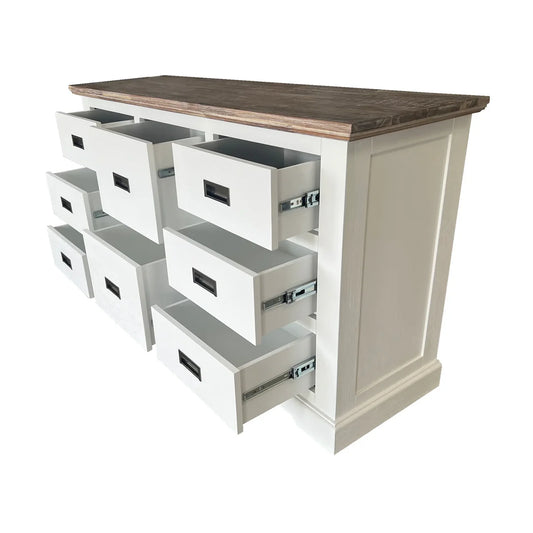 Folkestone 8 Drawer Timber Dresser