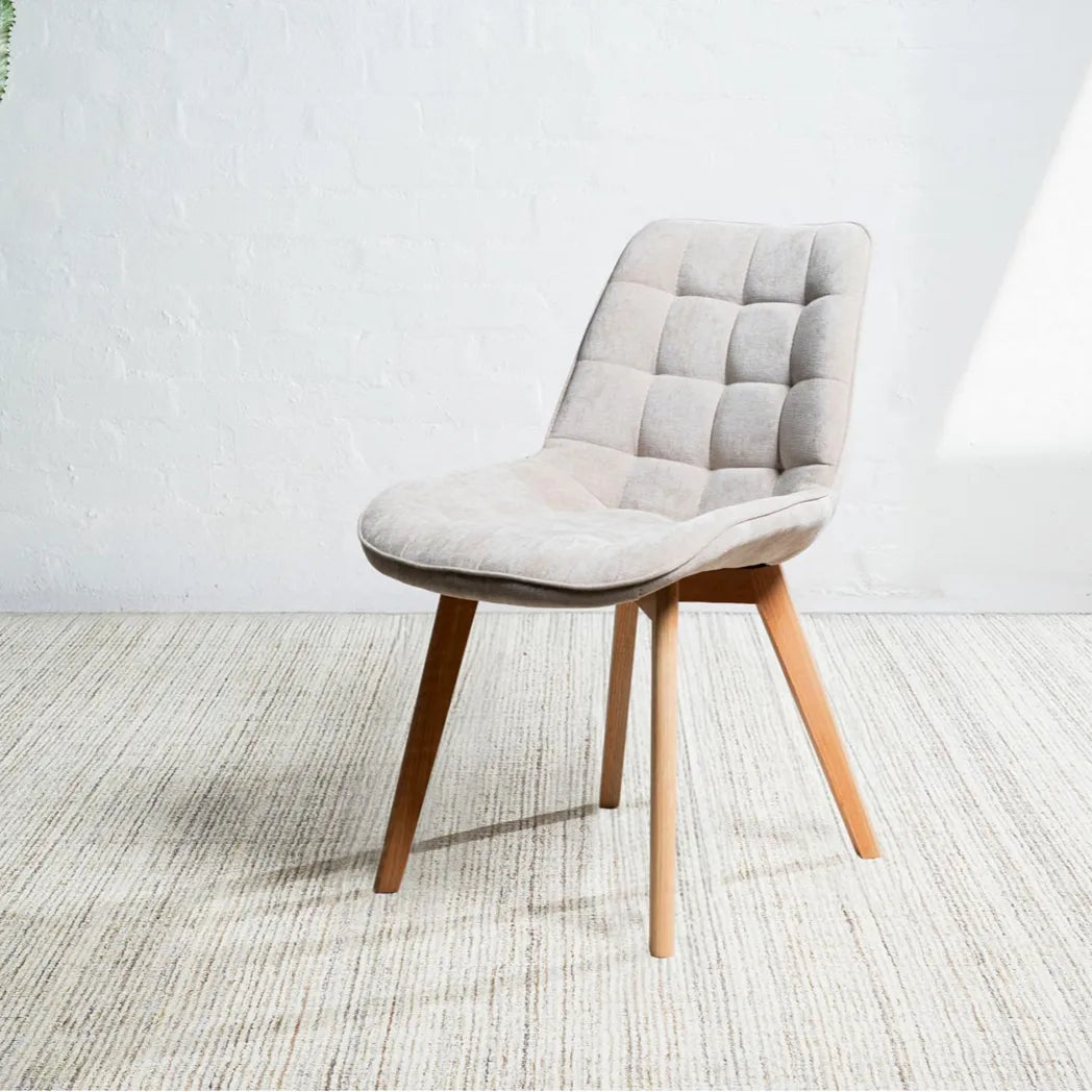 Forest Chenille Dining Chair in Taupe