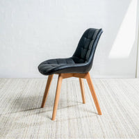 Forest Eco Leather Dining Chair Natural Oak