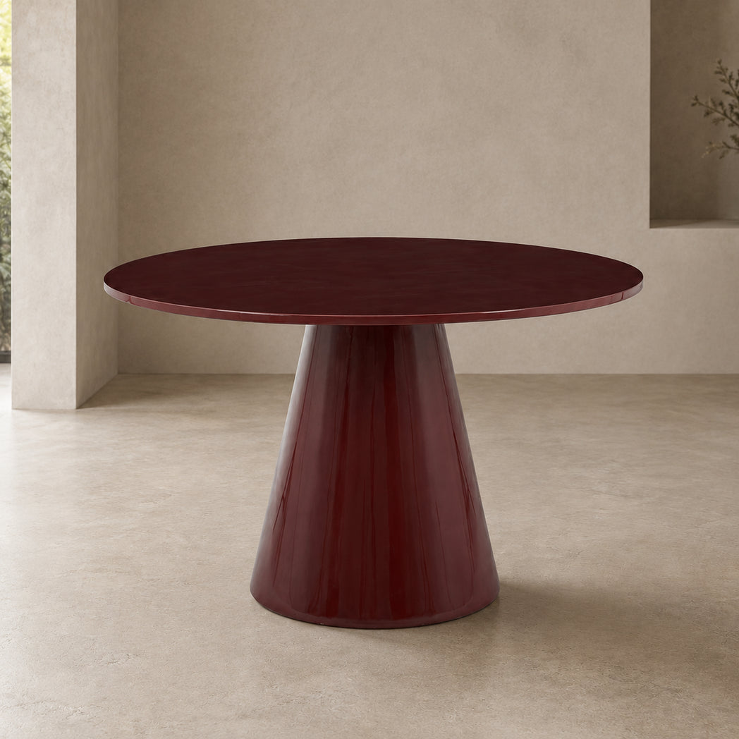 Fuego 120cm Round Cherry Dining Table