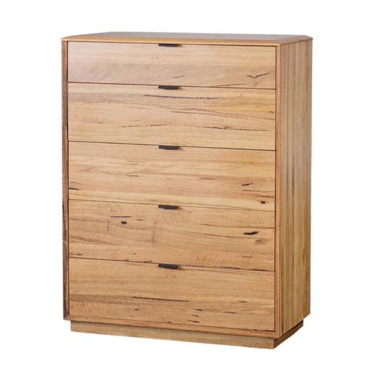 Galway Australian Marri 5 Drawer Tallboy