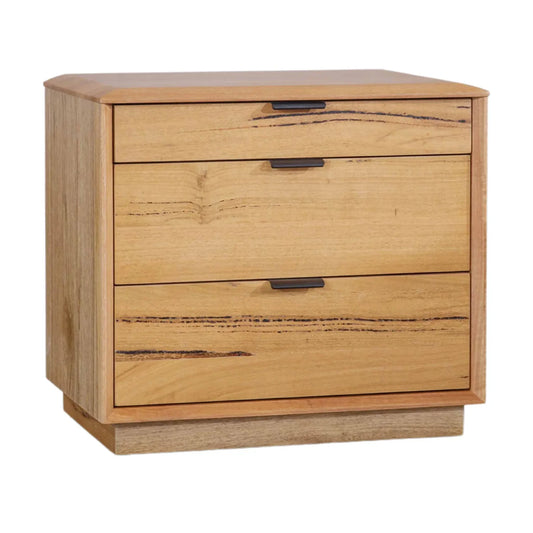 Galway 3 Drawer Australian Marri Timber Bedside Table