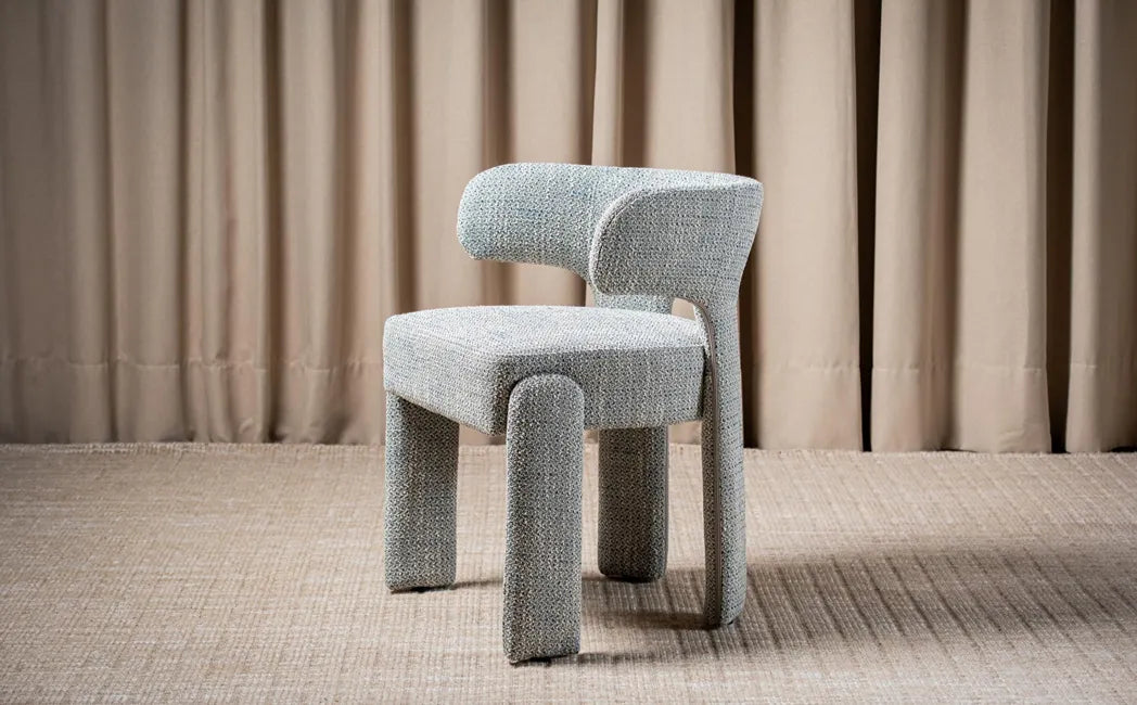 Geneva Textured Fabric Dining Chair