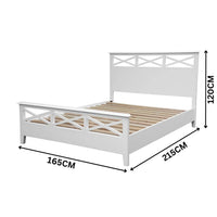 Hampton Timber Bed Frame White