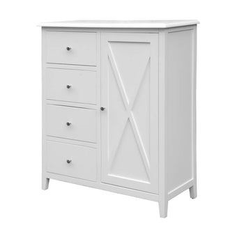compare product Hampton Timber Tallboy White