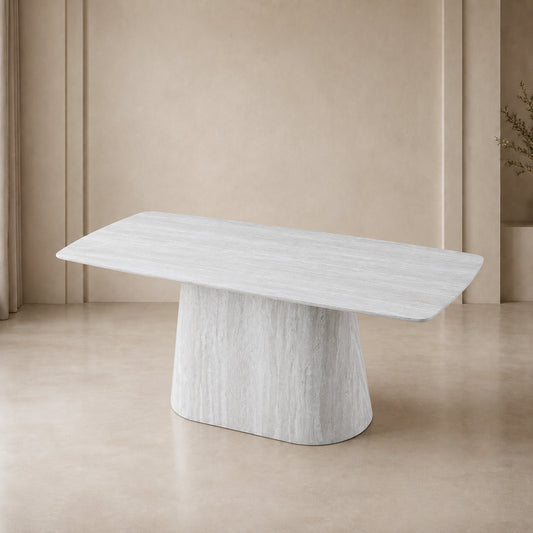 Haven 1.8m Travertine-Look Dining Table