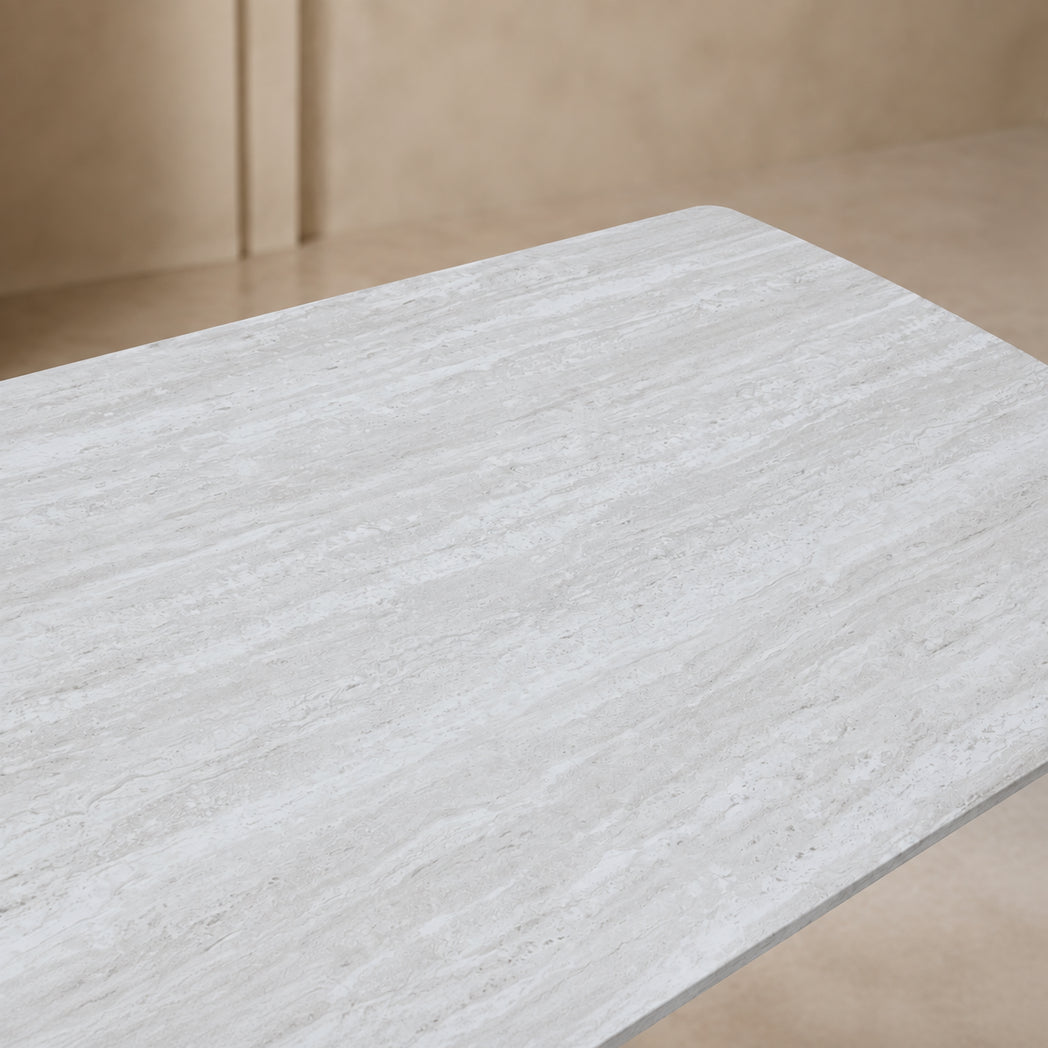 Haven 1.8m Travertine-Look Dining Table