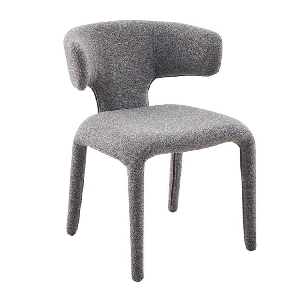 Haven Bouclé Dining Chair in Mocha